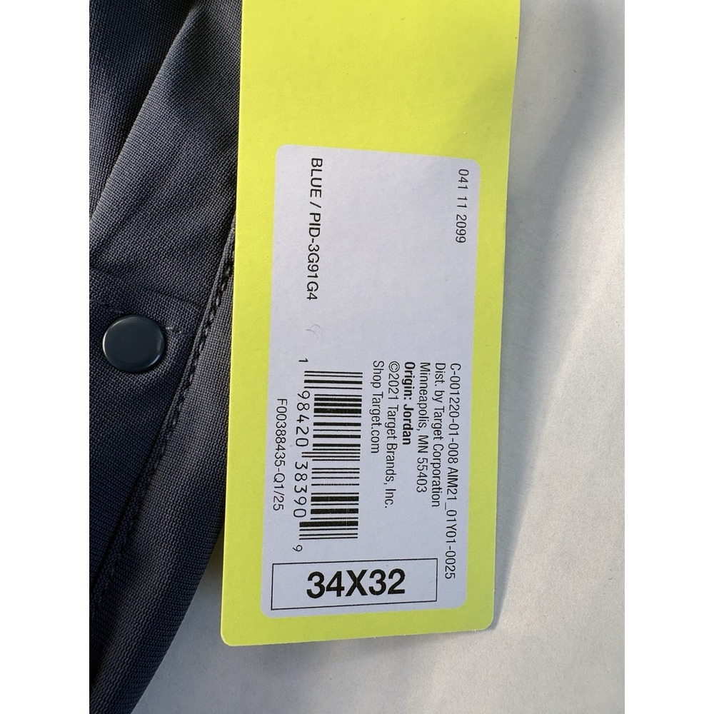 All In Motion Mens 360 Lifestyle Slim Fit 5-Pocket Pants Golf 34x32 NWT - Picture 7 of 7